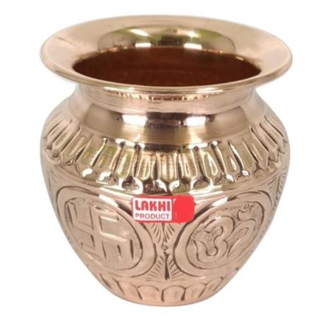 Brass Kalash Copper Puja Lotapooja Kalashtambe Ka Lotacopper Sombu At Rs 280piece In Moradabad