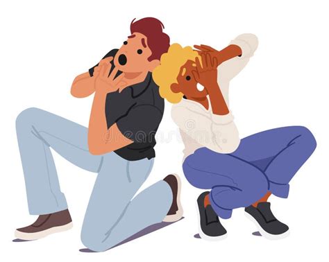 shock reactions stock illustrations  shock reactions stock