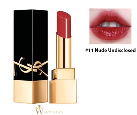 Son YSl The Bold 11 Nude Undisclosed Rouge Pur Couture The Bold Màu wearperfume