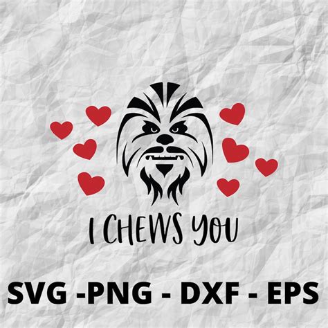 Chewbacca Svg For Cricut And Silhouette Cutting Machines Star Wars Svg