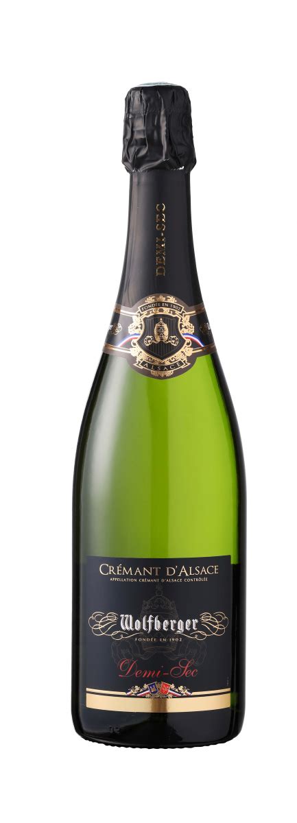 Cremant D Alsace Demi Sec Maison Wolfberger 75cl Maison Des Vins