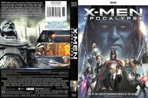 X Men Apocalypse Dvd Cover 2016 R1