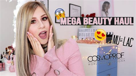 MEGA BEAUTY HAUL Cosmoprof Mulac Sephora Nabla YouTube