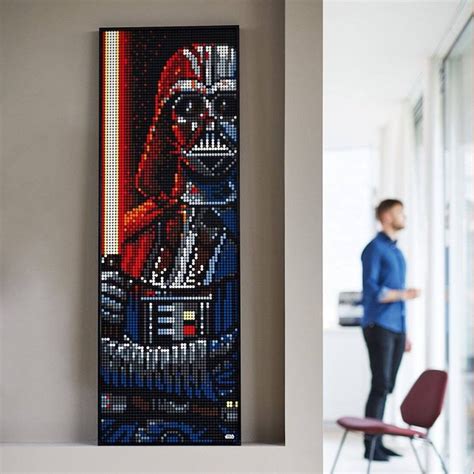 Паззлы LEGO Art предлагают собрать портрет Дарта Вейдера | Техкульт