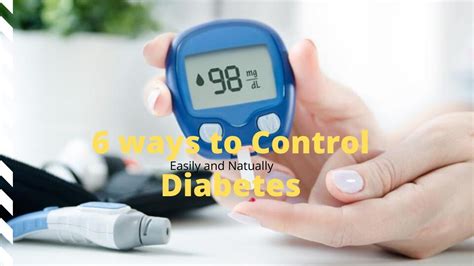 6 Ways To Control Blood Sugar Levels Naturally YouTube