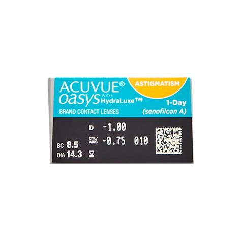 Acuvue Oasys 1 Day For Astigmatism 30 Lu Kutu Lens