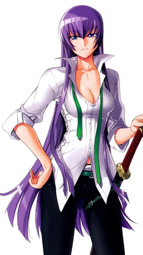 Highschool Of The Dead Saeko Busujimamagic Thl W300 Wallpaper 1080×1920 Kawaii Mobile