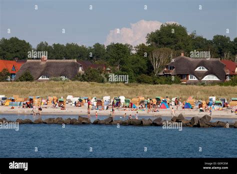 Beach Baltic Sea Resort Town Of Wustrow Fischland Mecklenburg