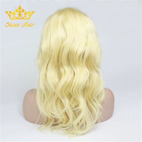 Wholesale Blond Blonde Lace Wig Virgin Human Hair Lace Wig And Brazilian Hair Price