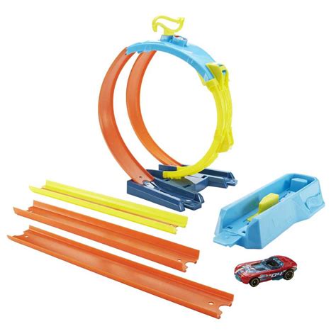 Ripley HOT WHEELS TRACK BUILDER PISTA DE JUGUETE COMPONENTES PARA