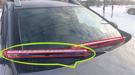 Зимние щётки GT ставим на Рено Дастер. 500 мм на сторону пассажира # ...