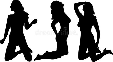 Naked Woman Stock Vector Illustration Of Peep Clothes