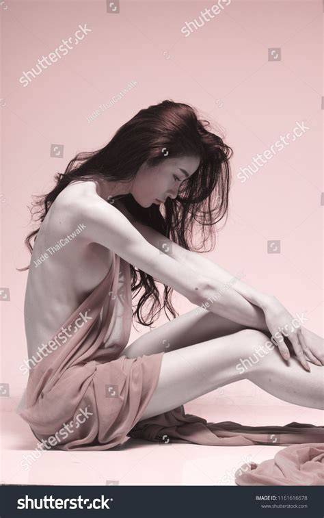 Nude Sexy Beautiful Asian Woman Long Stock Photo Shutterstock