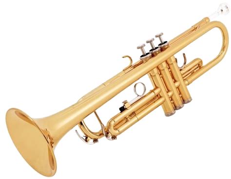 Golden Trumpet Isolatedon Transparent Background