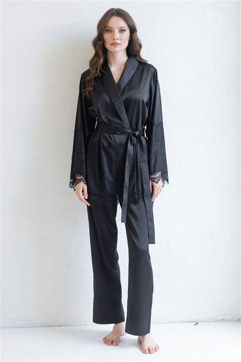 Silk Satin Pyjamas Silk Pyjamas Satin PJs Silk Pyjama Sets IDENTITY LINGERIE