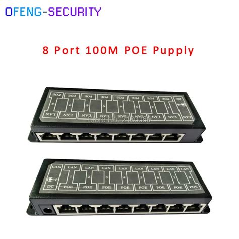 poe injector passive POE Injector 8ports PoE Power supply Mini 8 ports ...