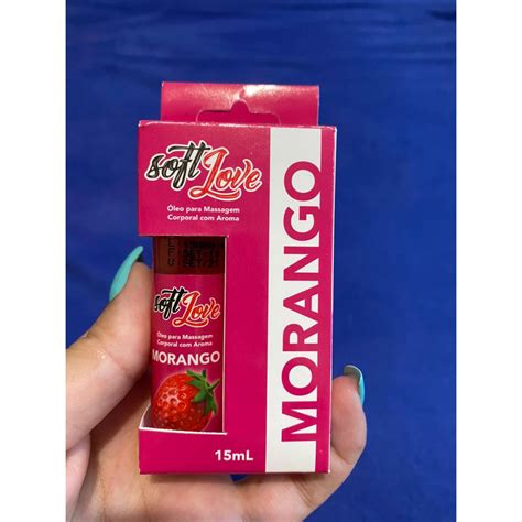 Leo Para Massagem Corporal Hot Ml Morango Soft Love Shopee Brasil