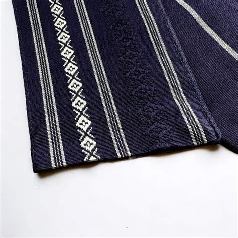 Japanese Mens Kaku Obi Sash Kimono Yukata Purple Silk Gem