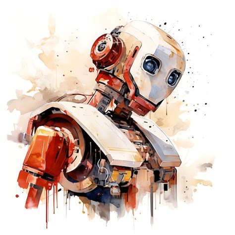 Premium Ai Image Watercolor Of Automation Ai Showcasing Precis Ai