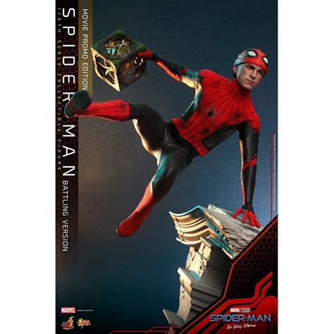 Hot Toys 1 6 Scale Spider Man Battling Version Movie Promo Edition Action Figure For 14 Years