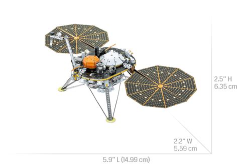 Insight Mars Lander Metal Earth - Innovatoys