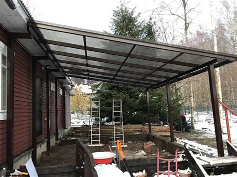 Монолитный поликарбонат терраса (70 фото) » НА ДАЧЕ ФОТО