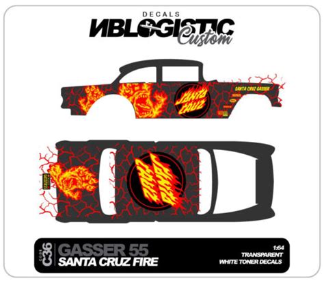 CHEVY GASSER Universal WaterSlide Decal For Hot Wheels Scale EBay Australia