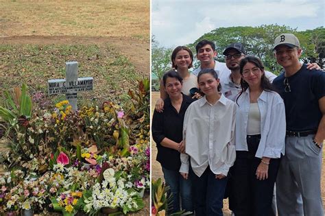 lotlot de leon  fans  visiting nora aunors grave salamat sa