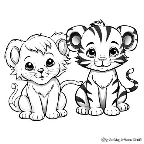 coloring pages cute baby animals