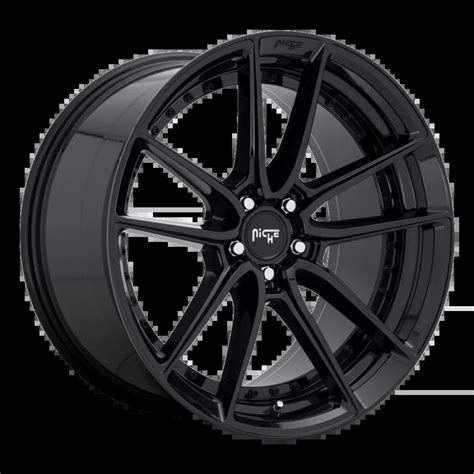 M22320906535 20x9 5x1143 35 Offset Niche Rims M223 Dfs Gloss Black