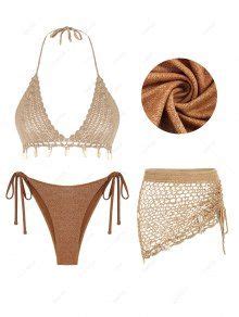 Shop The Hottest Bikini Sets Three Piece Swimsuits At Swimwear Zaful