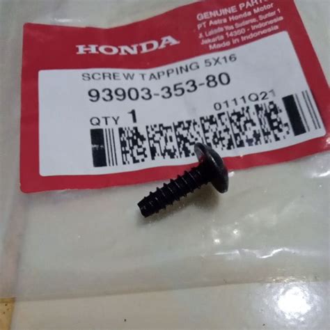 Jual Baut Body Bodi Screw Tapping 5x16 Original Honda Shopee Indonesia