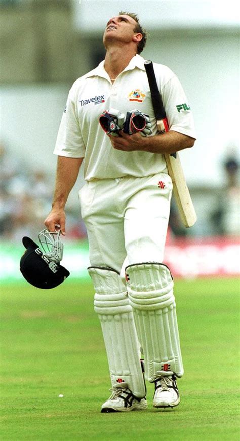 Matthew Hayden Looks Up To The Heavens After Getting Out Espncricinfo