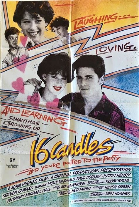 16 Candles (Sixteen Candles) - Film Poster Gallery – Poster - Canvas ...