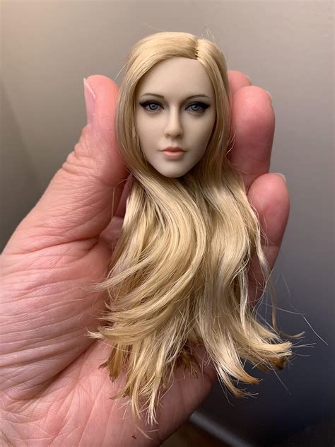Buy ACEC UNION 1 6 Scale Long Blonde Hair Female Head Sculpt For 12 Action Figure TBLeague