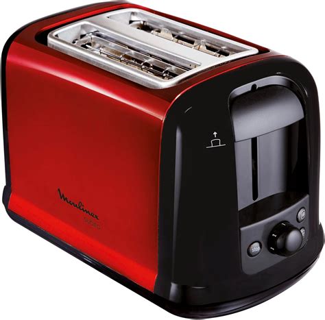 Moulinex Subito LT261D - toaster - red metallic/black: Amazon.co.uk ...