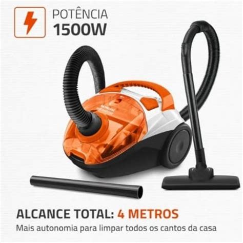 Aspirador De Pó Potente - Aspirador de Pó Mondial AP-15 Turbo 1500W - Potente, Alcance de 4m ...