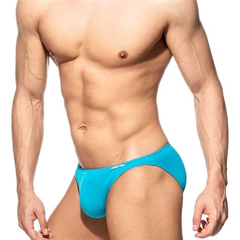 Herren Basic Unterw Sche Als Bikini Slip In T Rkis Von Addicted