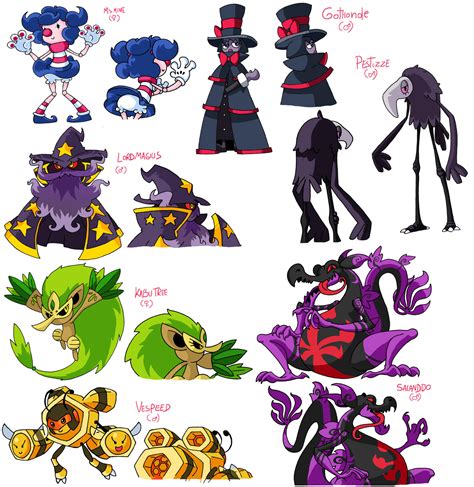 Fakemon Evoluciones X Genero By Emiliano Roku On Deviantart