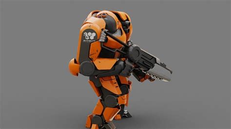 Doom Fighter Rigged character 3D model rigged | CGTrader