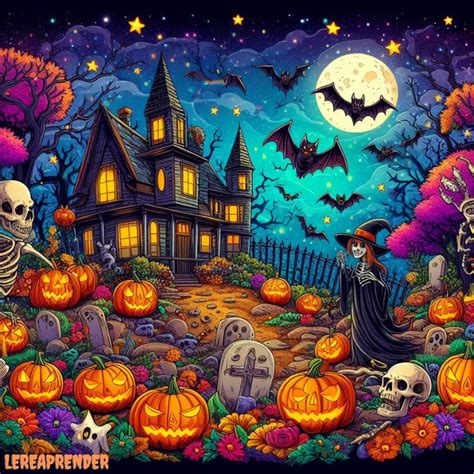 Imagens De Halloween Para Imprimir Colorida - 12 Desenhos de Halloween coloridos para imprimir e copiar