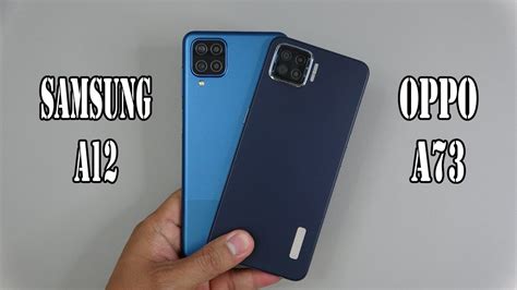 Samsung Galaxy A12 Vs Oppo A73 SpeedTest And Camera Comparison YouTube