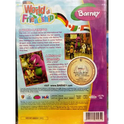 Barney World Of Friendship Dvd Hobbies Toys Music Media Cds