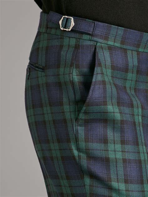 tartan men trousers 3