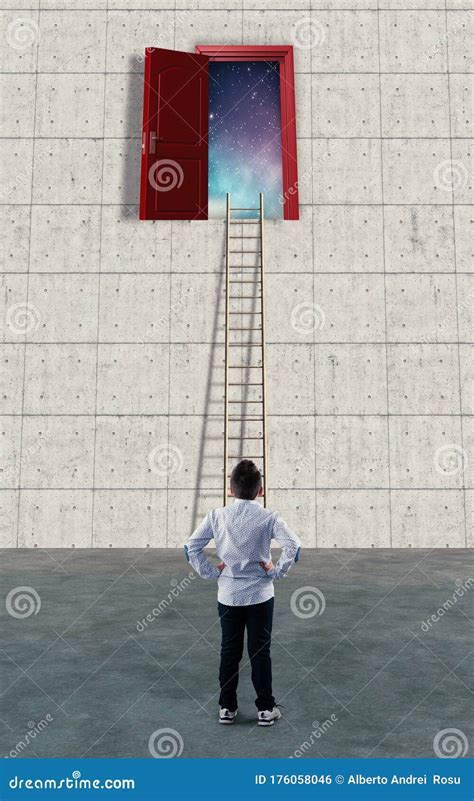 Door To Cosmos Stock Photo Image Of Dream Goal Gate 176058046