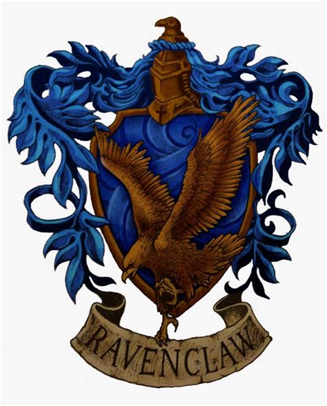 The Accurate Ravenclaw Crest Should Be Blue And Bronze Ravenclaw