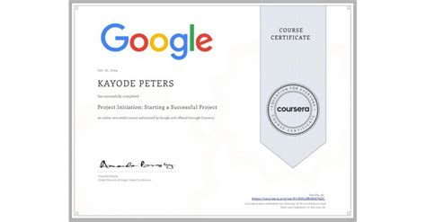 completion certificate  project initiation starting  successful