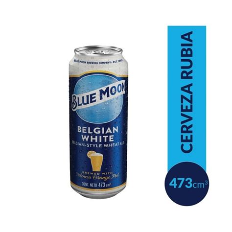 Cerveza Blanca Blue Moon Blegian En Lata Cc Blue Moon Cervezas