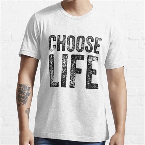 Choose Life Inspired By Wham Fancy Dress Vintage Men Gift Tee T