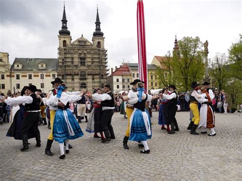 The JIHLAVA, Czech Republic May 07. 2022 May Folklore Festival, May 07